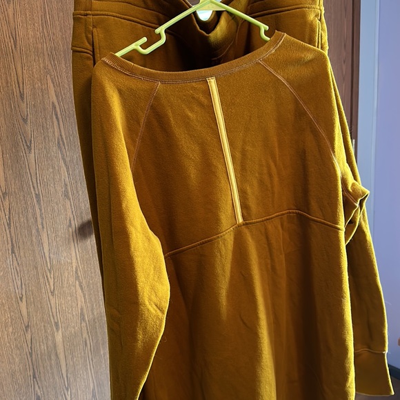Mustard Yellow Sweat Suit - Picture 2 of 2
